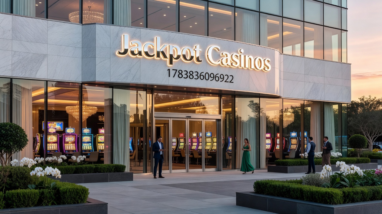 Digital interface showing progressive jackpot counters across multiple casino platforms