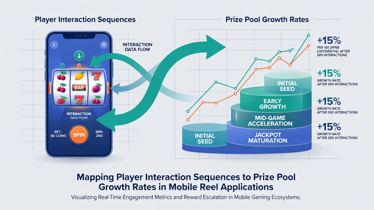 Chart illustrating regional differences in player sequence impacts on prize pool dynamics for mobile reel platforms