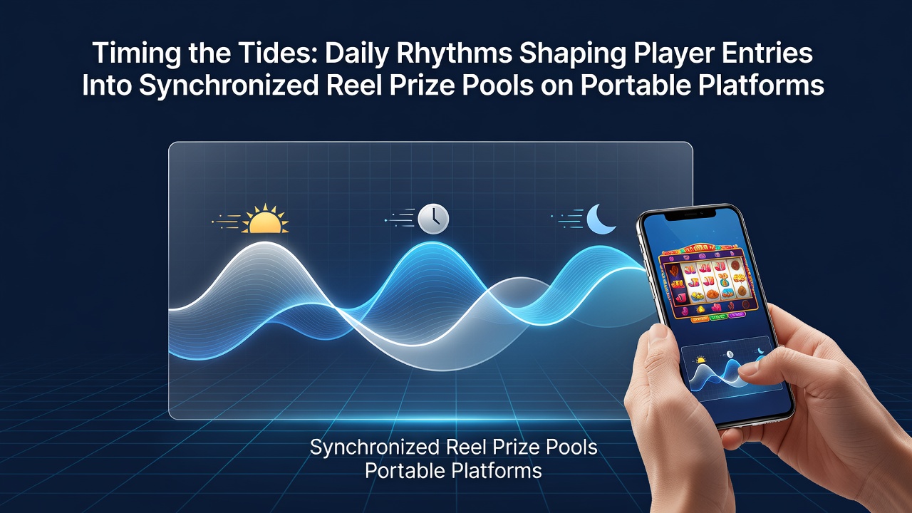 Mobile players accessing synchronized reel prize pools during peak daily hours on portable devices