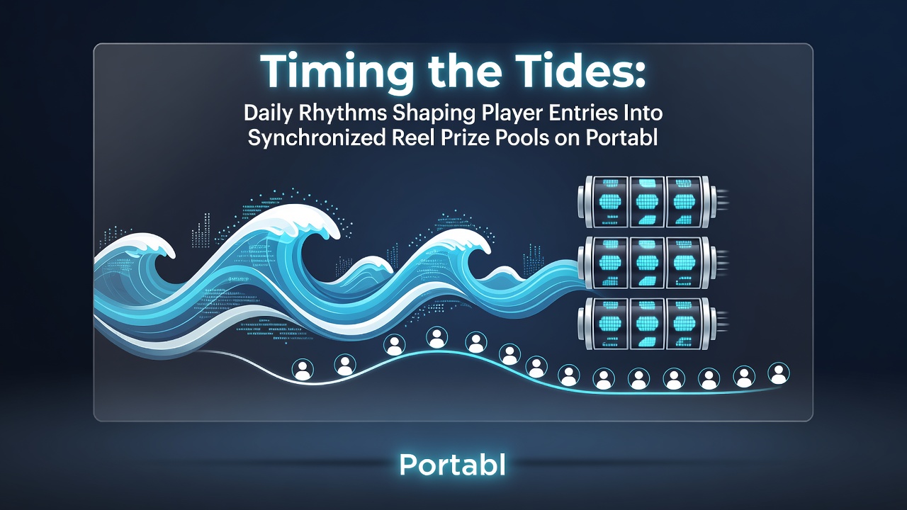 Analysis of daily player entry patterns into mobile synchronized prize pools
