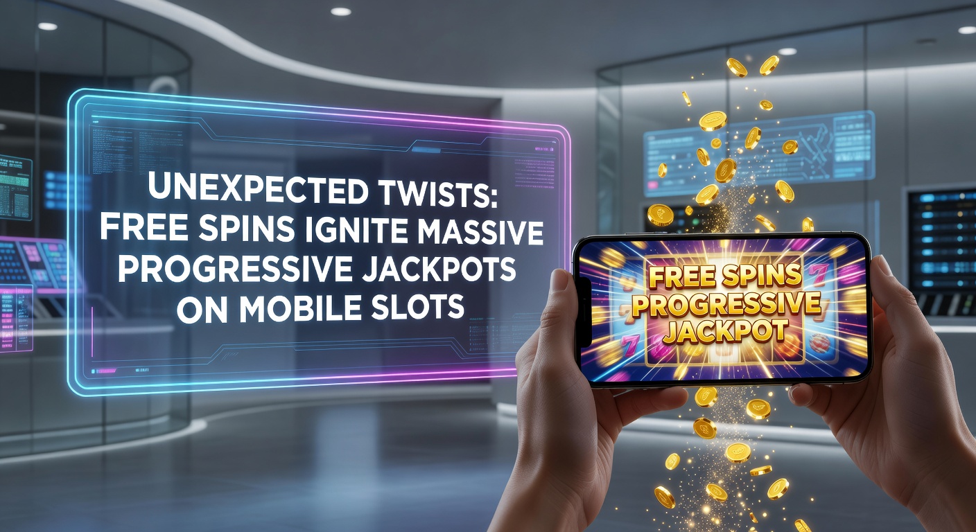 Close-up of a player's hands on a mobile device as free spins symbols align, triggering lights and jackpot meters racing upward on a progressive slot game